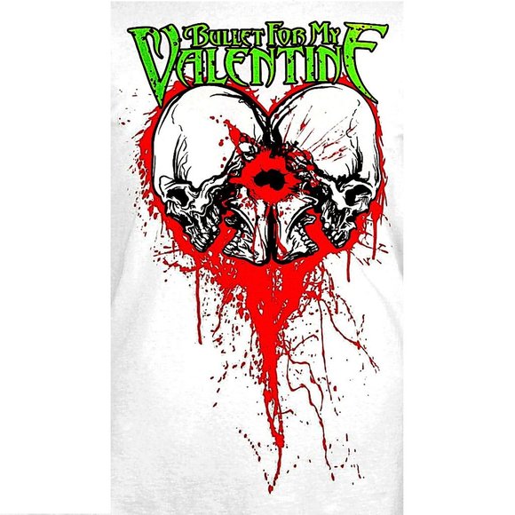 Bullet For My Valentine BFMV Heart thrash metal rock Official T-Shirt L NWT - Picture 2 of 2